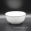 Novo design personalizado luxo porcelana de porcelana branco